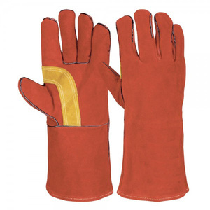 Gants de soudage TIG en cuir de vachette pleine fleur, résistants à la chaleur, de qualité supérieure, résistants aux déchirures, vente en gros pour soudeurs - Product Image 2