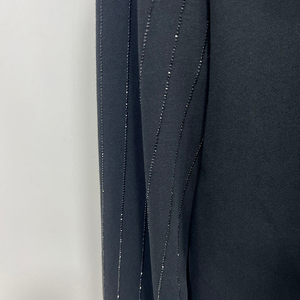 Ensemble de survêtement décontracté pour homme, hiver, deux pièces, sweat à capuche et pantalon de survêtement, orné de strass étincelants - Product Image 5
