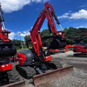 Excavadora Usada Original de Japón Kubota de 5.5 Toneladas, Kubota U55-5 en Venta, Pocas Horas de Trabajo, Miniexcavadora de Segunda Mano Kubota U55 U55-5 - Product Image 4