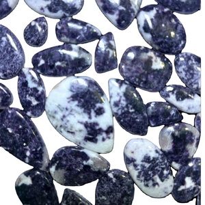 Lepidolita natural de alta calidad en cabujón, formas mixtas, venta al por mayor, piedras preciosas sueltas para la fabricación de pendientes colgantes de plata hechos a mano. - Product Image 1
