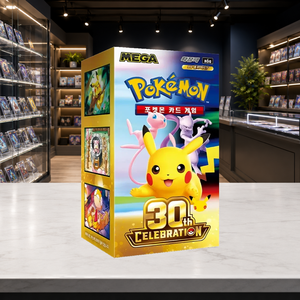 Cartes à collectionner Pokémon M6a 30e anniversaire coréennes pour les magasins de loisirs, les détaillants et les revendeurs - Product Image 4