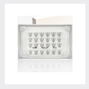 Extensions de cils imperméables Olrio sans colle, cils individuels, paquet unique PLUS, transparents, courts, 2 types, choisissez 1 parmi les faux cils - Product Image 4