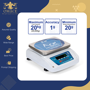 Báscula Digital Comercial de Sobremesa Fácil de Usar con Capacidad de 20 kg, Ideal para Mostradores de Venta Minorista y Panaderías a un Precio Nominal - Product Image 6