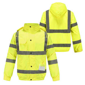 Chaqueta de Seguridad Reflectante con Logotipo Personalizado, Alta Visibilidad, para Construcción, Overol de Trabajo, Ropa de Trabajo de Invierno, Algodón con Certificación Oeko-Tex, Antialérgica - Product Image 6