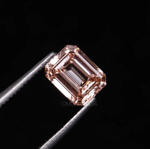 เพชรทรงเรขาคณิต 1.75 กะรัต สีแชมเปญ เพาะเลี้ยงในห้องปฏิบัติการ สำหรับทำเครื่องประดับ เพชรเม็ดเดี่ยวสีแฟนซี ผู้ผลิตเพชรเม็ดเดี่ยวสีมรกตจากอินเดีย - Product Image 3