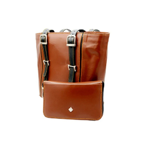 Sac bandoulière en cuir véritable avec fermeture éclair et sangle arquée amovible, design minimaliste pour femme - Product Image 5