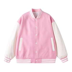 Streetwear Men Varsity Jackets Embroidery Patch Full Sleeves Custom Made Logo Printing Breathable Lightweight - Product Image 6