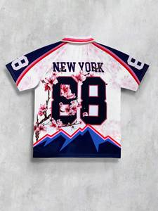 Venta al por Mayor de Camisetas de Fútbol Americano para Mujer, Cuello en V, Manga Corta, Impresión Personalizada, Ropa de Equipo, Fabricante OEM ODM, Proveedor al por Mayor - Product Image 2