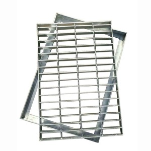 Professional Manufacturer Steel Drain <strong>Grate</strong> Cover for <strong>Driveway</strong> Galvanized Welded Steel Grating Heavy Duty Drainage Cover - Product Image 1
