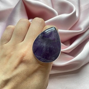 Handmade <b>Amethyst</b> Ring 925 Sterling Silver Gemstone Luxury Jewelry Elegant Ring Gift For Women Fine Jewelry - Product Image 3