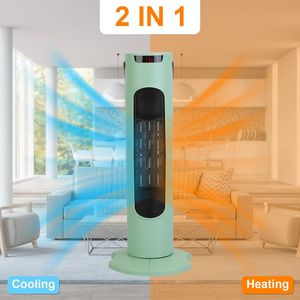 Ventilatore a Torre Oscillante e Riscaldatore 2-in-1 Smart da 2000W, per Tutte le Stagioni, con Timer 9H, Telecomando e Protezione dal Surriscaldamento - Product Image 2