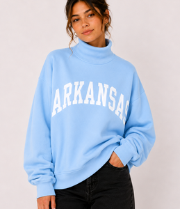 Sudadera Premium con Cuello Alto, Logotipo Personalizado, 100% Algodón, Felpa Extra Grande para Otoño e Invierno - Product Image 5