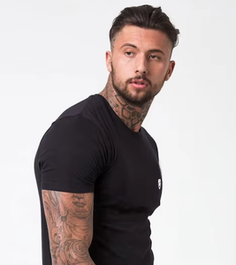 Camisetas de algodón unisex de 220g con logotipo personalizado OEM, diseño personalizado para hombre, impresión en camisetas blancas. - Product Image 3