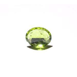 6.7 Carat Emerald Cut Peridot Loose Gemstone-Faceted Oval for Fine Jewelry - Product Image 2