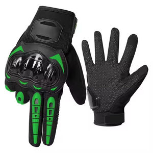 Guantes de Motocicleta de Cuero de Diseño Único, Guantes Deportivos Unisex Resistentes al Viento y al Agua para Motocross, Más Vendidos - Product Image 1