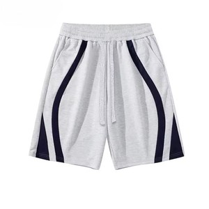 Pantalones Cortos Bermuda Casuales para Hombre con Cintura Ajustable con Cordón y Raya Lateral, de Secado Rápido, Tejido de Poliéster, para Deporte, Fabricante OEM ODM - Product Image 3