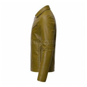 100% <b>Leather</b> Made Men <b>Winter</b> <b>Jacket</b> Premium Quality Best Selling Breathable Fabric Men <b>Leather</b> <b>Jacket</b> For Outdoor Use - Product Image 4