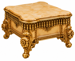 Muebles de Madera Tallados a Mano de Lujo para Sala de Estar, Juego de Sofás Tallados en Oro Real de Lujo 3+1+1 | Sala de Estar de Estilo Barroco - Product Image 6