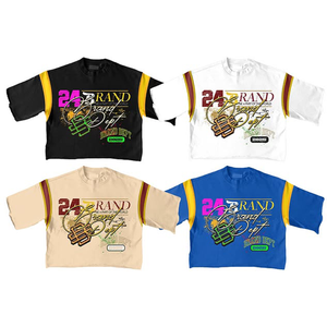 เสื้อยืดคุณภาพสูง NFC สไตล์ Y2K สำหรับผู้ชาย แนวสตรีทแฟชั่น ผ้าคอตตอน 100% แบบเรียบ สั่งทำได้ - Product Image 1