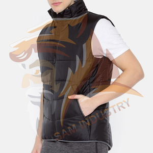 เสื้อแจ็คเก็ตพัฟเฟอร์แบบไม่มีแขนสำหรับผู้ชาย ดีไซน์ใหม่ แฟชั่นฤดูหนาว รับทำโลโก้ตามสั่ง  ขนาดตามสั่ง - Product Image 2