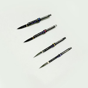 Forets de pilotage pour implants dentaires 2,5/2,8 mm, revêtement plasma noir, instruments de chirurgie osseuse - Product Image 4