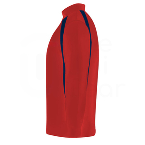 Pantalones Deportivos para Hombre, Color Rojo con Bloques de Color, Cintura Elástica, Secado Rápido, Poliéster, Ropa Casual, Temporada de Primavera - Product Image 5