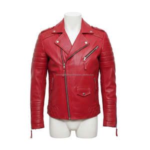 แจ็คเก็ตหนังแฟชั่นดีไซน์ล่าสุดสำหรับผู้ชาย ขายดี พร้อมบริการสกรีนโลโก้ตามสั่ง - Product Image 1