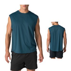 Custom Men Muscle Sleeveless T Shirt Wholesale OEM ODM Gym Training Tank Breathable Workout <b>Top</b> Manufacturer - Product Image 1