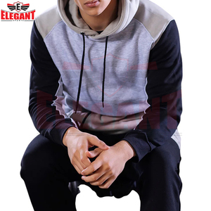 Conjunto Deportivo de Dos Piezas con Sudadera con Capucha y Pantalones Deportivos en Bloques de Color Personalizados, Ropa Deportiva Informal para Hombre - Product Image 5
