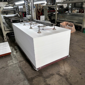 White 25mm <b>Thick</b> PVC Foam Board <b>Sheet</b> 0.6 G/cm3 Density Waterproof Fire Resistant Furniture <b>Plastic</b> Boards for Moulding - Product Image 2