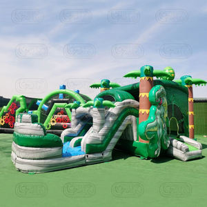No eléctrica multijugador fiesta globo de aire inflable dinosaurio obstáculo <span class=keywords><strong>radical</strong></span> - Product Image 6