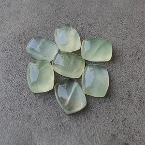 AAA+ Prehnite Cabochon Calibrated <b>Cushion</b> Gemstone, Natural Green, Loose Gemstone for Jewelry Supply Wholesale Cabochon - Product Image 4