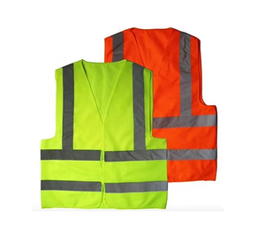 Chaleco de trabajo de seguridad vial personalizable al aire libre con bolsillos de seguridad de alta visibilidad logotipo impermeable ropa de seguridad reflectante - Product Image 2