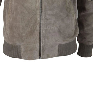 Chaqueta Bomber de Cuero Vacuno para Hombre, Acabado Premium, Ropa de Invierno, Estilo Refinado, Cierre Frontal con Cremallera, Cómoda, Ecológica, de Secado Rápido - Product Image 4