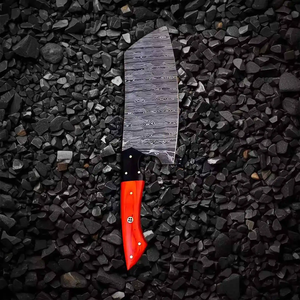 Damascus Steel 67-Layer <b>Knife</b> Set 5-Piece Handmade Wood Handle Razor <b>Sharp</b> Sustainable/Durable Chef <b>Knives</b> Ambidextrous Straight - Product Image 3