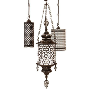 Hexagonal <b>Black</b> <b>Lantern</b> Glass Candle Holder Decorative Accent Timeless Evening Glow - Product Image 3