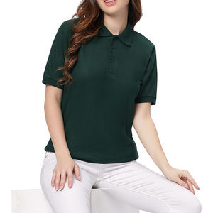 Polos Verdes Lisos de Alta Calidad para Mujer, Camisetas Lisas para Usar con Logotipo Personalizado, Ropa Deportiva Informal, Golf, Oficina - Product Image 5