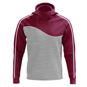 Sudadera con Capucha de Felpa Mezclada de Ajuste Cómodo con Capucha Forrada y Logotipo GAA Personalizado, Sudadera con Cremallera Estilo Gaélico - Product Image 5