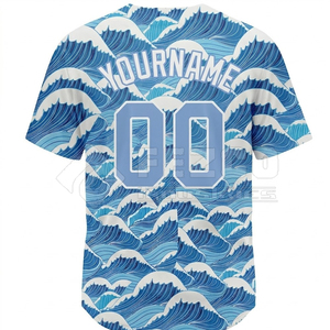 Maillot de baseball pour homme respirant imprimé en mesh léger sans manches à séchage rapide personnalisé pour équipe sportive - Product Image 3