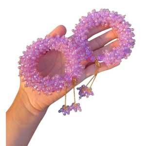 กำไลข้อมือดอกไม้ Gajra ล่าสุดสำหรับผู้หญิง งานแต่งงาน งานเลี้ยงเจ้าสาว สวมใส่ได้ในโอกาสพิเศษ แฟชั่นแบบดั้งเดิม เครื่องประดับกำไลข้อมือ - Product Image 1