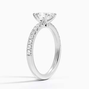 Anillo BOJ 093 con Corte Marquesa, Plata 925, Engaste de Puntas con Halo, Anillo Solitario con Diamante de 2ct, Color D, VVS1, Moissanita Certificada por GRA - Product Image 2