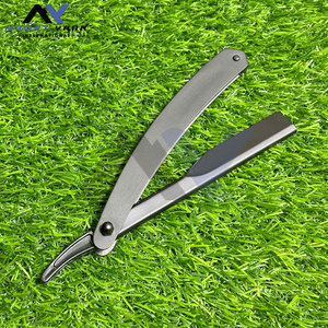 Premium Turkish Cut Throat Barber <b>Razors</b> Shavette Modern <b>Single</b> Edge Straight Shaving <b>Blade</b> Personalized Logo Color Grooming - Product Image 5
