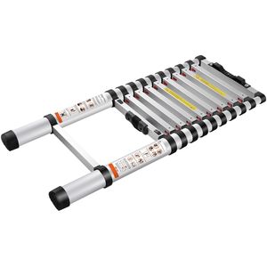 Scala Telescopica in Alluminio da 3,2 m con Retrazione a un Pulsante, Capacità 170 kg, Estensione da 1,8 m a 8,5 m, Piedini Antiscivolo, Design Monopezzo - Product Image 4
