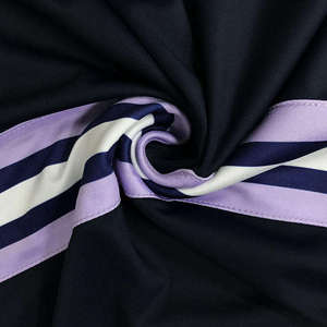 Ensemble d'uniformes de cheerleading personnalisés pour femmes, haut à manches longues, jupe, tissu en spandex/polyester 300g, uni - Product Image 4