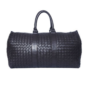 Sac de voyage classique en cuir véritable pour homme avec roulettes, grande capacité, sac de week-end - Product Image 2