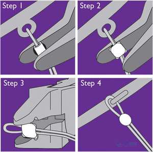 Pince à sertir magique en acier inoxydable pour perles, transforme les tubes à sertir de 2 mm, compatible avec les fils de 0,18 à 0,20 pouces pour le bricolage - Product Image 2