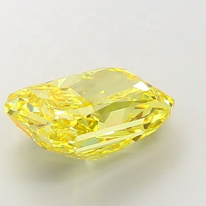 Diamant de laboratoire CVD de 7,52 carats, couleur jaune vif fantaisie, clarté VS1, taille Radiant, certifié IGI - Product Image 3