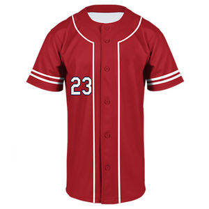 Maillot de baseball imprimé par sublimation, maillot de baseball pour homme, taille plus, col en V, uniforme de baseball pour homme, maillot et pantalon - Product Image 1