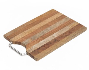Tabla de Cortar de Madera de Acacia Natural Premium con Tabla de Cortar Resistente para Preparación y Servicio de Alimentos en la Cocina - Product Image 3