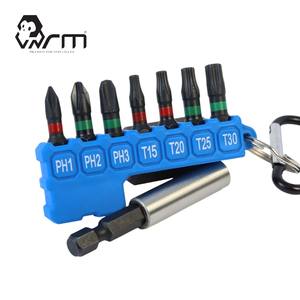 Porte-clés MRM 8 embouts PH1-T30, finition phosphate de manganèse noir, personnalisable ODM, Taiwan, facile à transporter, bois, 13 cm - Product Image 3